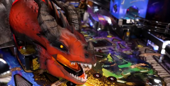 Llega una asombrosa máquina de pinball de D&D con Gerard Way.