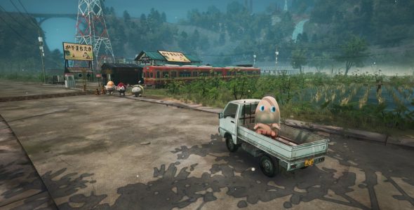 Shuhei Yoshida como pato verde en juego de Kazuma Kiryu