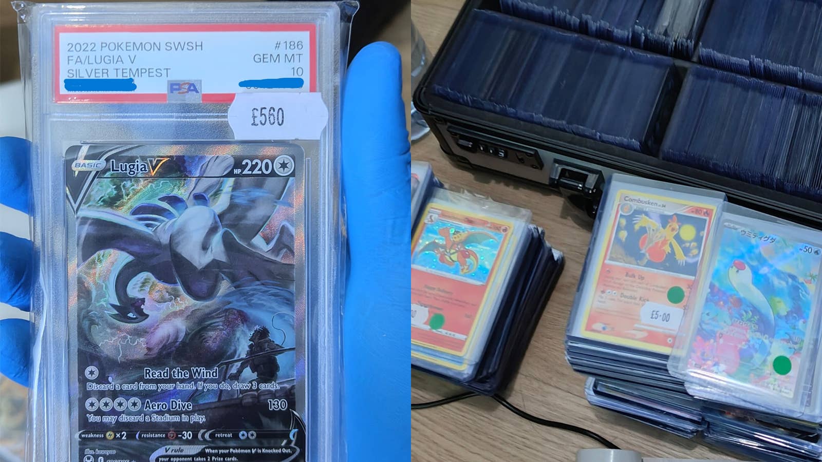 Detienen a hombre por robo de cartas de Pokémon valoradas en £250k 3 Stolen Pokémon cards.