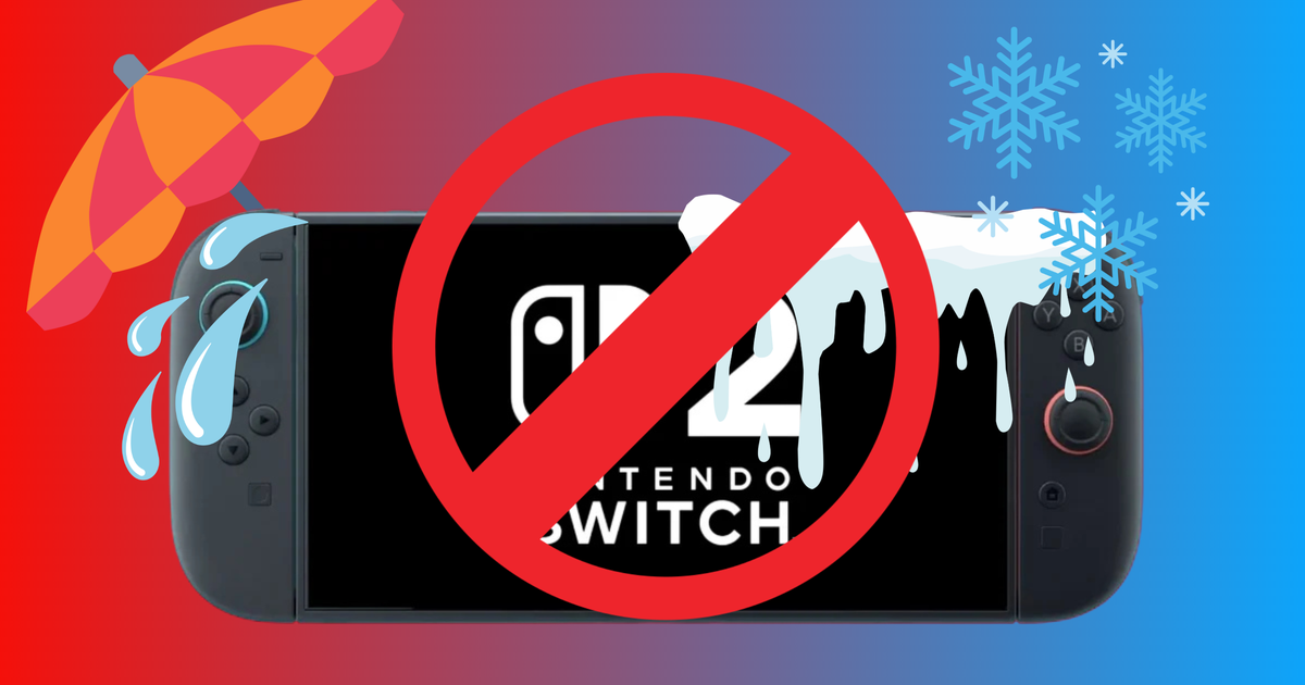 Nintendo advierte a jugadores sobre el Switch 2 en climas extremos 1 Nintendo warns Japanese players not to play Switch 2 in extreme temperatures