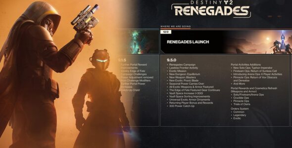 Bungie Finally Reveals Destiny 2 Renegades Roadmap, Here’s Everything Coming