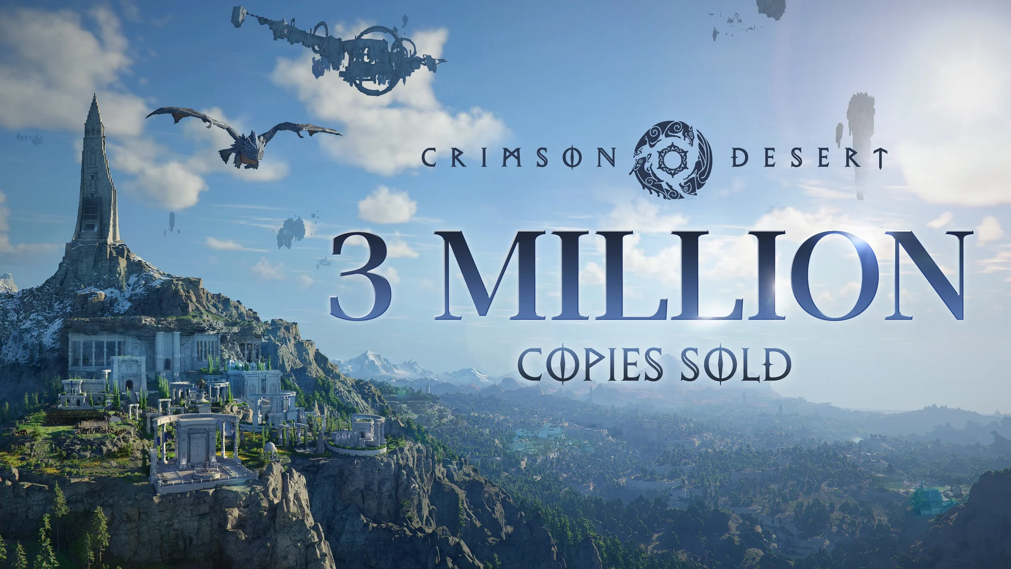 Crimson Desert 3m sales infographic