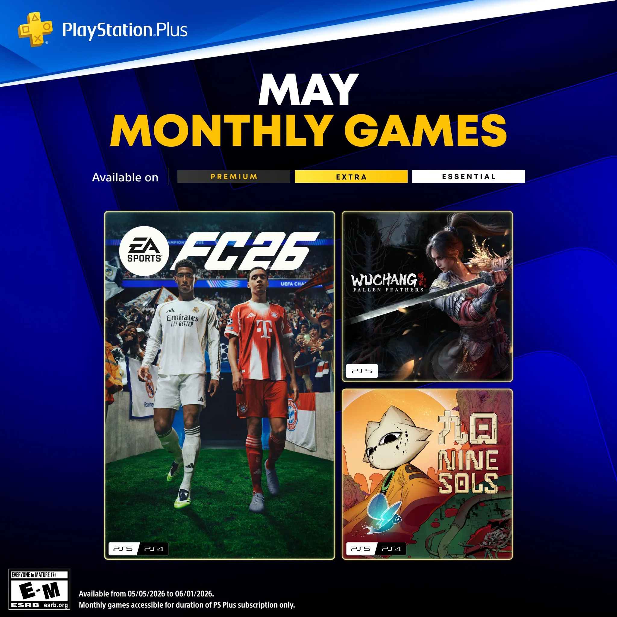 PS Plus games for May