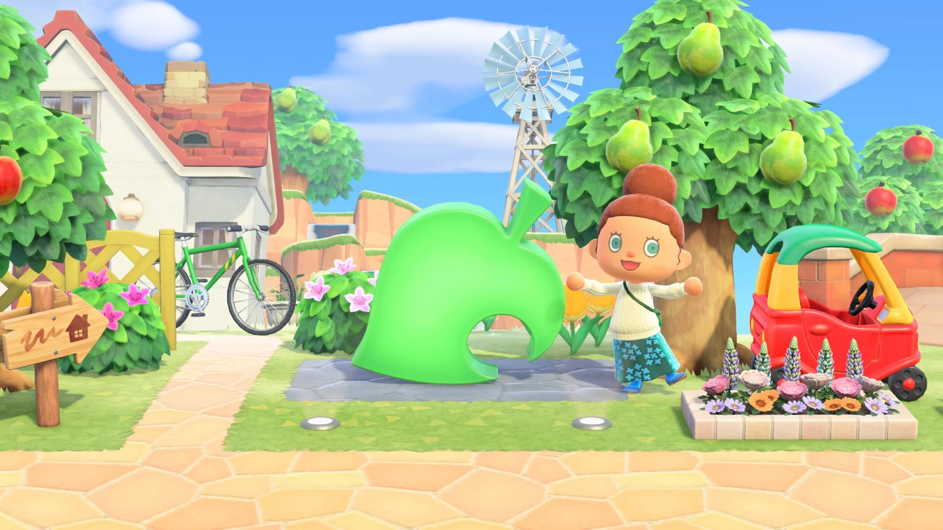 Hoja de Estatua de Animal Crossing