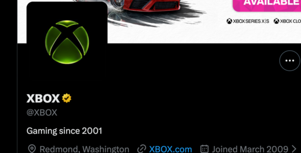 Xbox is now XBOX, apparently