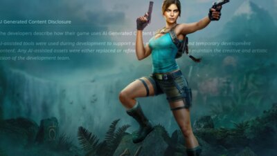 Tomb Raider: Legacy of Atlantis comes with an AI disclaimer